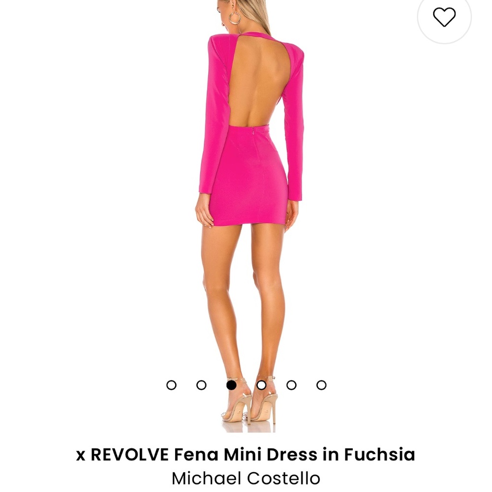 Michael Costello x revolve fushia pink mini dress size 5